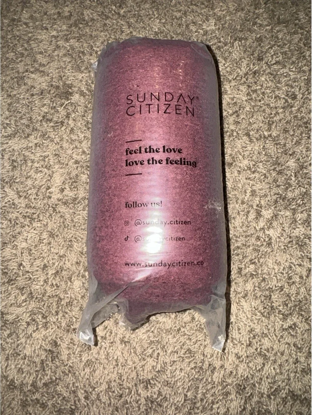 NWT Sunday Citizen Snug Lap Throw Blanket Cherry Lacquer 60